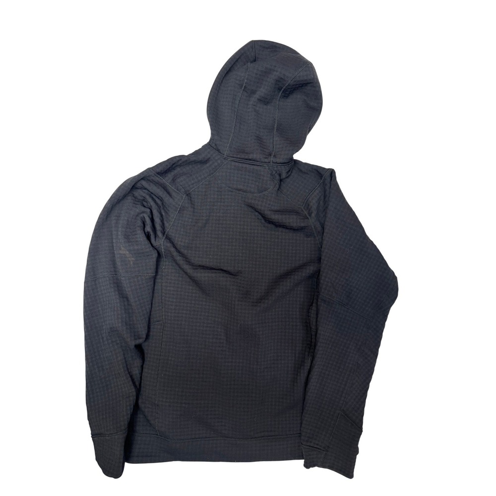 Patagonia R1 Full Zip Hoody Mens Medium Black Polartec Grid Fleece - Picture 3 of 7